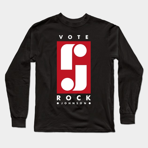 Vote Rock Johnson - JohnsonHanks2020 Long Sleeve T-Shirt by RetroReview